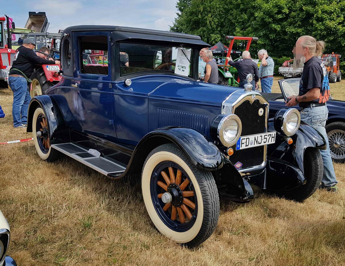 =Buick Standart Six Coupe, Bj. 1925, 3400 ccm, 60 PS, gesehen bei der Oldtimerausstellung in Uttrichshausen, 07-2022