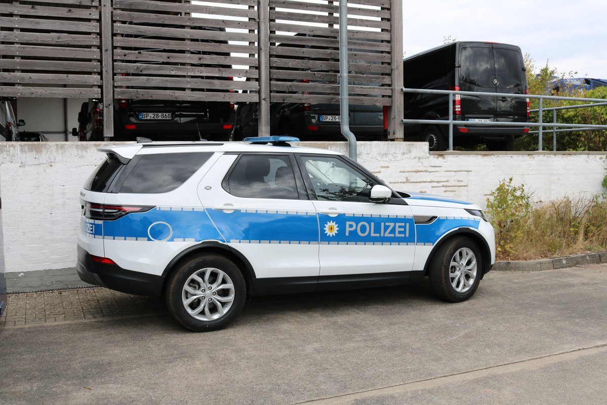 Bundespolizei Land Rover Discovery am 08.09.19 beim Tag der offenen Tür in Hünfeld 
