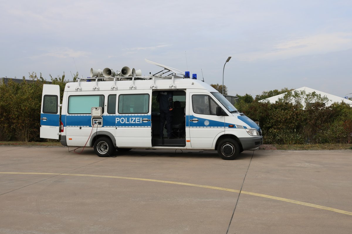 Bundespolizei Mercedes Benz Sprinter am 08.09.19 beim Tag der offenen Tür in Hünfeld 