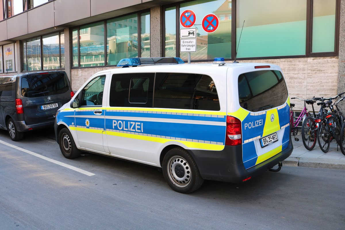 Bundespolizei München Mercedes Benz Vito am 11.08.20 am Hbf