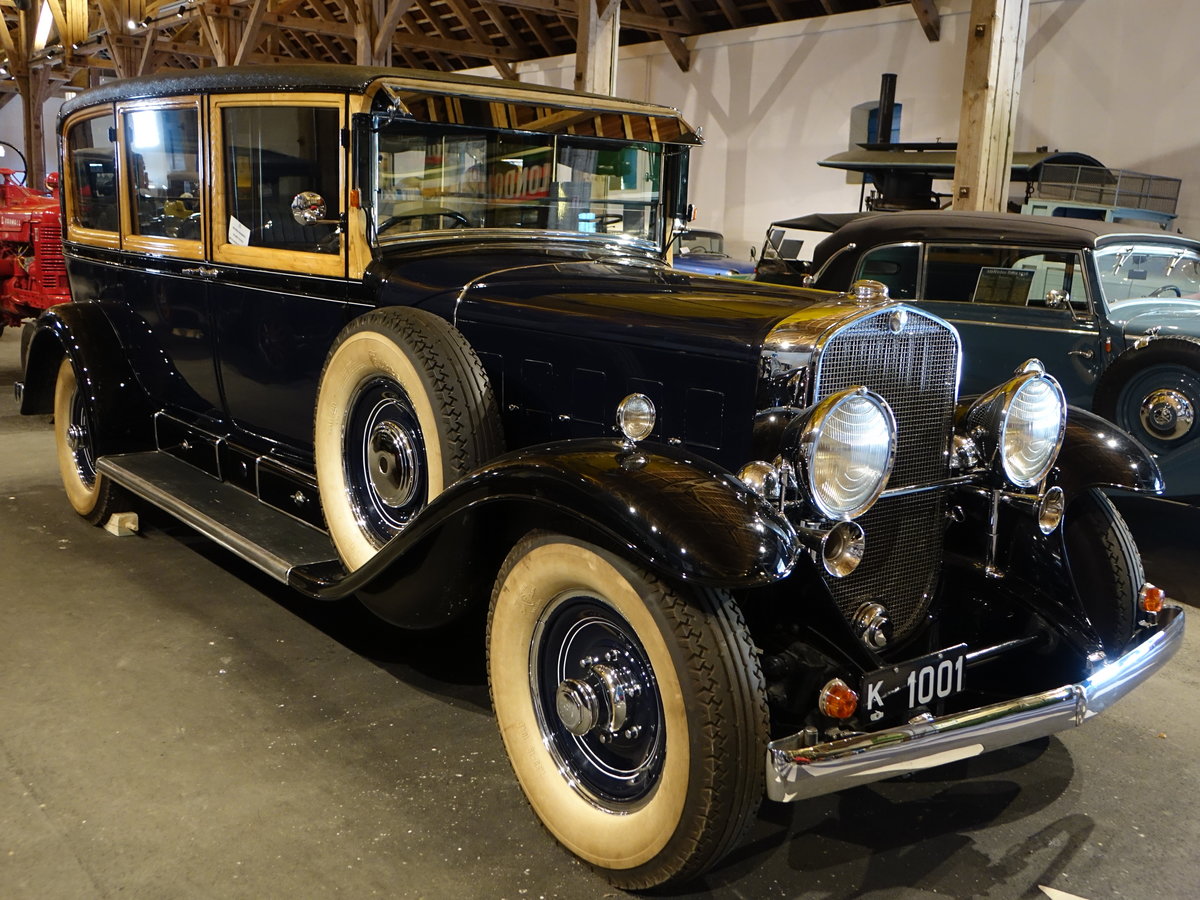 Cadillac V12, Baujahr 1931, 12 Zyl. 150 PS Motor, Automuseum Egeshov (06.06.2018)