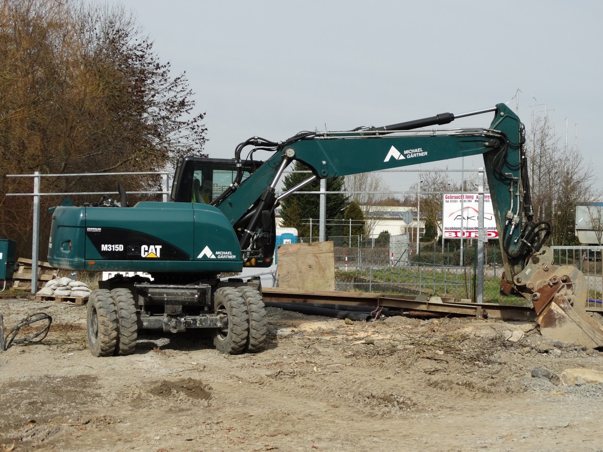 CAT Bagger am 07.03.15 in Sinsheim 