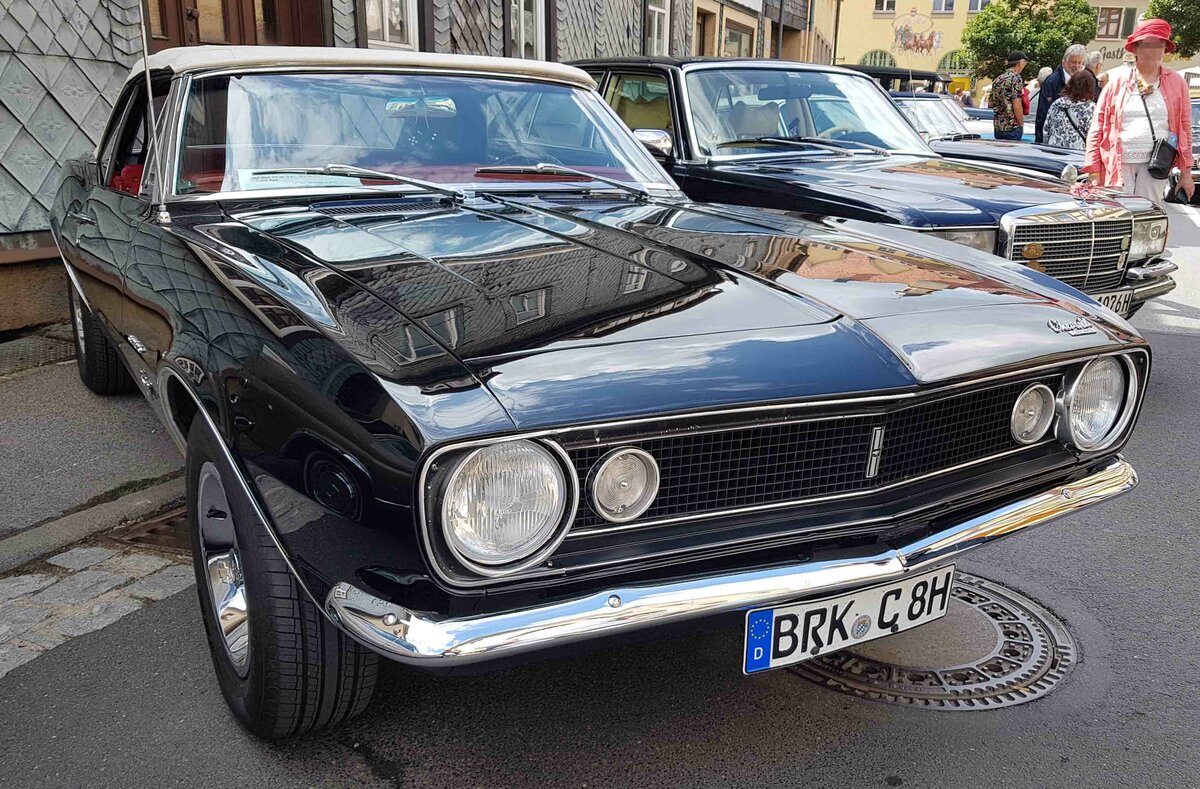 =Chevrolet Camaro, Bauzeit 1966-1969, gesehen bei den Fladungen Classics 2023 im Juli 23