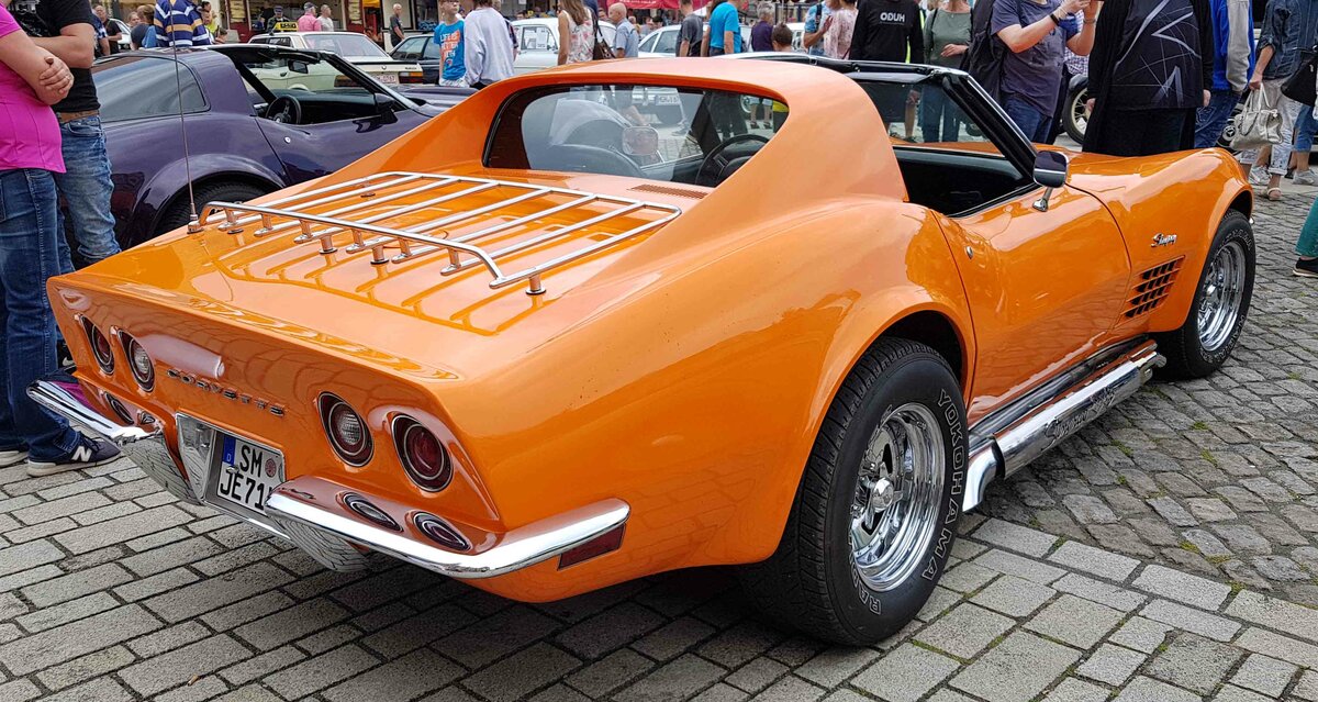 =Chevrolet Corvette, ausgestellt bei den Meiningen Classic 2022 im Juli