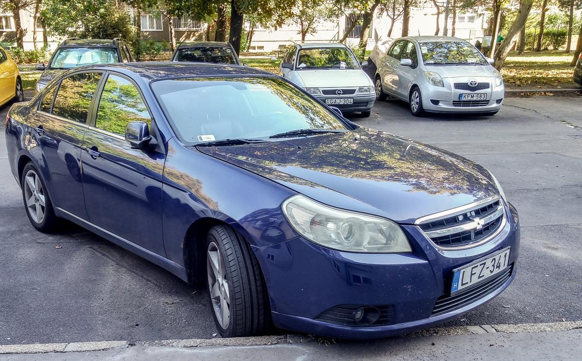 Chevrolet Epica, aufgenommen in Budapest (HU), September, 2019