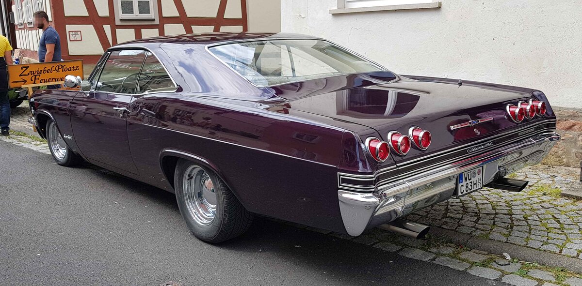 =Chevrolet Impala, Modelljahr 1965, gesehen bei den Fladungen Classics im Juli 2023
