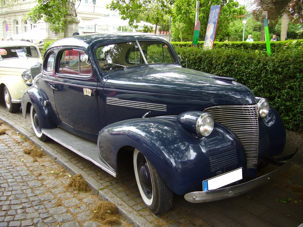 Chevrolet Master 85 twodoor Coupe aus dem Jahr 1939. Oldtimertreffen Essen-Kettwig am 01.05.2018.