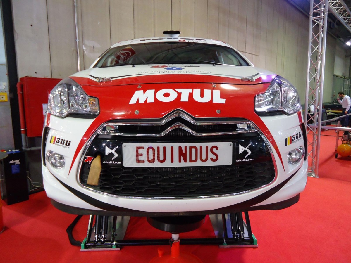 Citroen DS 3 (Anthony Dovifat / Frédéric Jacquemin) auf der International Motor Show in Luxembourg, 22.11.2015