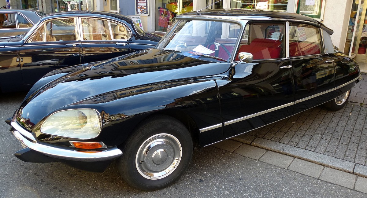 Citroen DS21, 4-Zyl.Motor mit 2100ccm und 104PS, Baujahr 1969, Waldkircher Sonntag, Juli 2014
