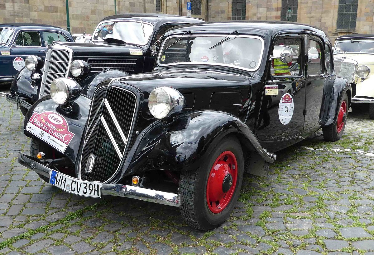 =Citroen Traction Avant Commerciale, Bj. 1939, 1911 ccm, 80 PS, gesehen in Fulda anl. der SACHS-FRANKEN-CLASSIC im Juni 2019
