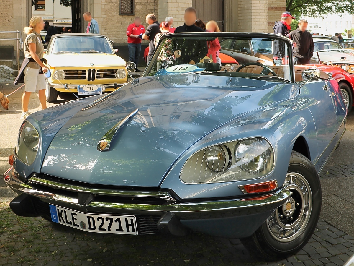 Citron DS Cabrio bei der 24. Viersener Oldtimerrallye 2.6.2012 