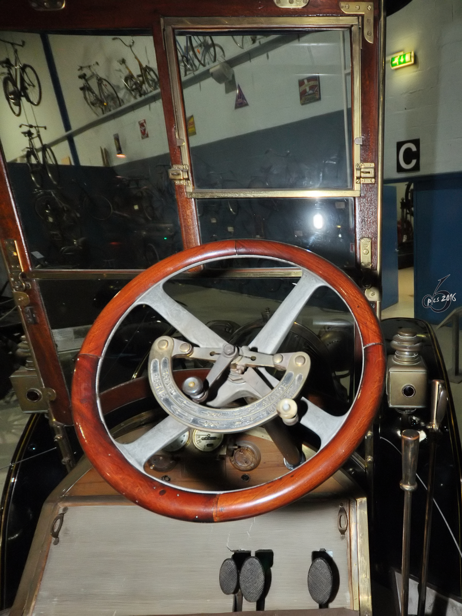 Cockpit eines Delaunay Bellaville von 1916 im Technikmuseum von Helsingør (20.11.2010)