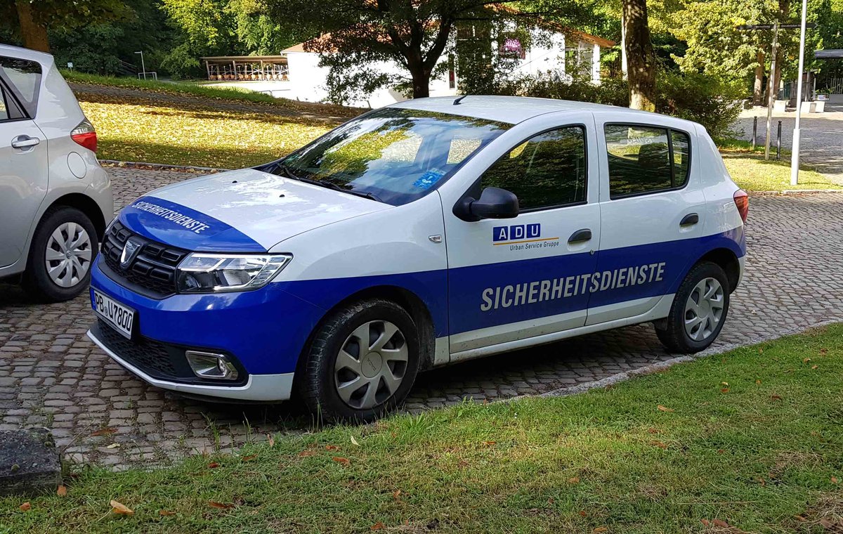 =Dacia Logan von ADU-Sicherheitsdienste, 09-2019