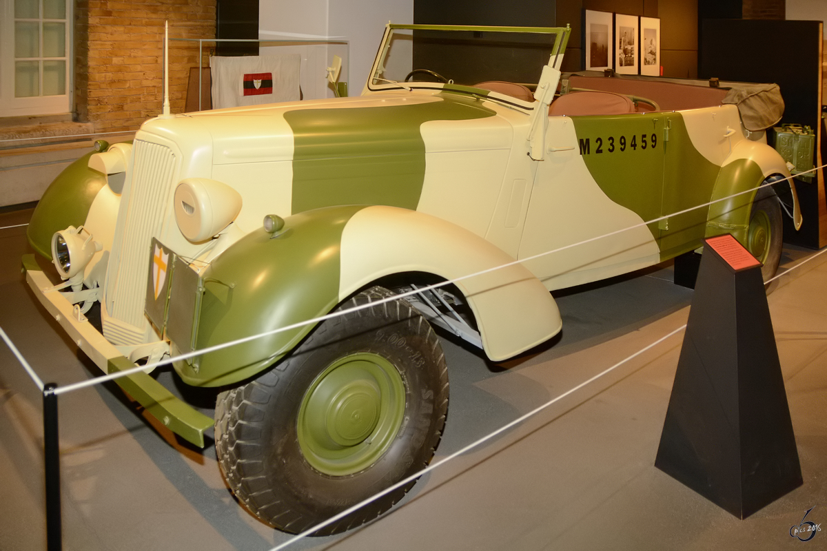 Das persönliche Fahrzeug von General Sir Montgomery war dieser Humber Super Snipe Mark II. (IWM London, Februar 2015)