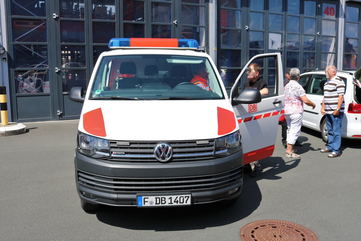 DB Netz Notfallmanager VW T6 am 03.06.18 beim Tag der offenen Tür im Gefahrenabwehrzentrum Hanau 