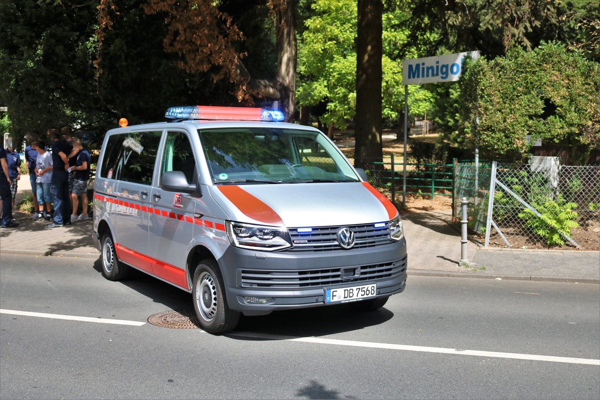 DB Notfallmanager VW T6 am 11.08.18 in Bad Soden am Taunus zur 150 Jahre Feier der Feuerwehr Bad Soden