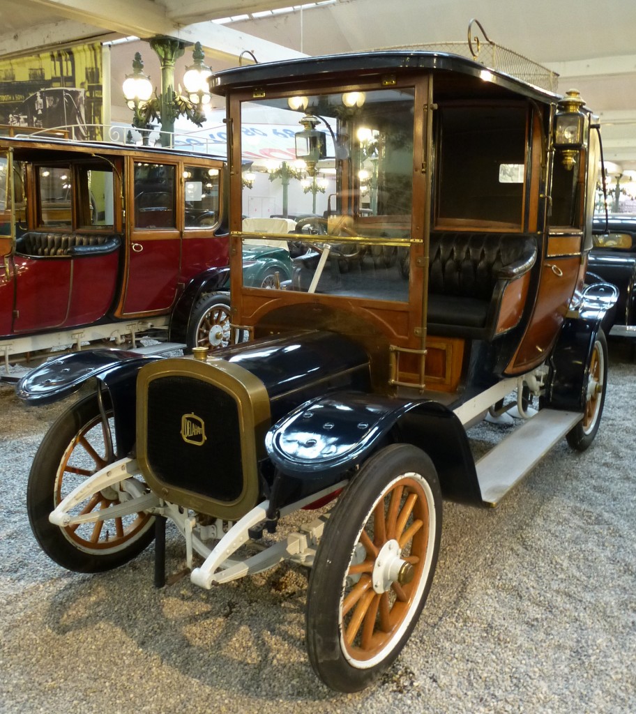 Delahaye, franzsischer Oldtimer aus dem Jahr 1912, Automobilmuseum Mlhausen, Nov.2013