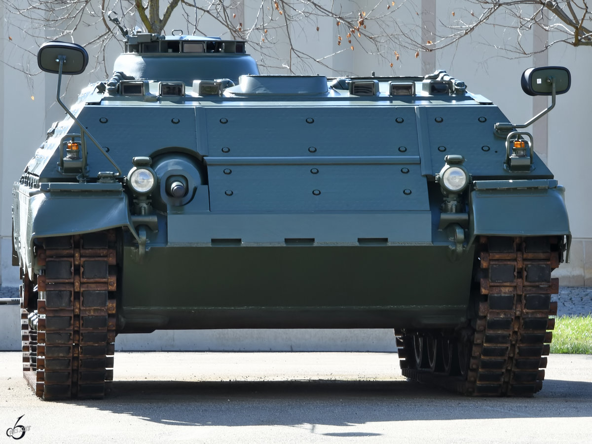 Der Jagdpanzer Jaguar im Militärhistorischen Museum der Bundeswehr. (Dresden, April 2018)