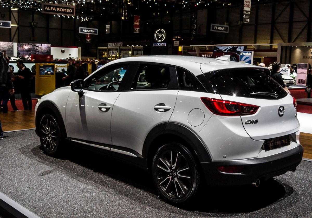 Der neue Mazda CX-3 wurde auf dem Autosalon Genf, März 2015 ausgestellt.
