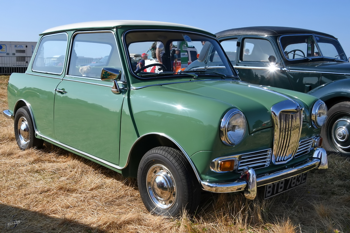 Der Riley Elf war eigentlich ein Mini mit angesetzten Kofferraum. Im Bild ein Exemplar des von 1963 bis 1966 gebauten Mark II.