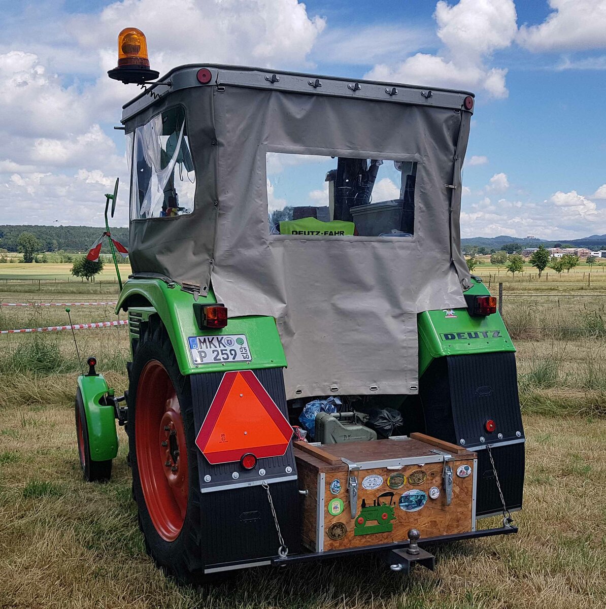 =Deutz 4506, gesehen beim Oldtimertreffen in Wisselsrod, 06-2022