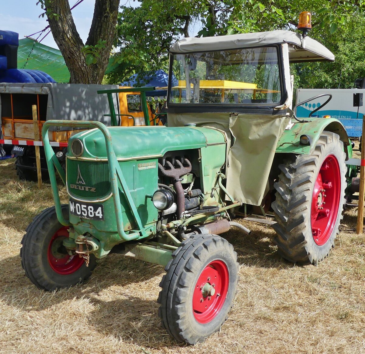 Deutz 6005, war beim Traktorentreffen in Keispelt zu sehen. 09.08.2026