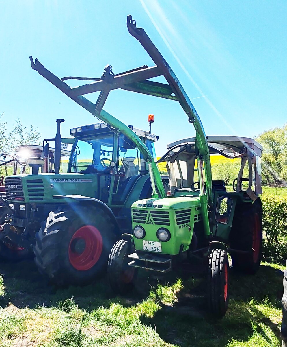 =Deutz D 4006, gesehen bei der Oldtimerschau in Wasenberg, 05-2025