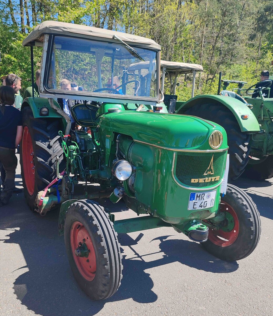 =Deutz D 40.2, Bj. 1963, 2550 ccm, 35 PS, gesehen bei der Oldtimerschau in Wasenberg im Mai 2026