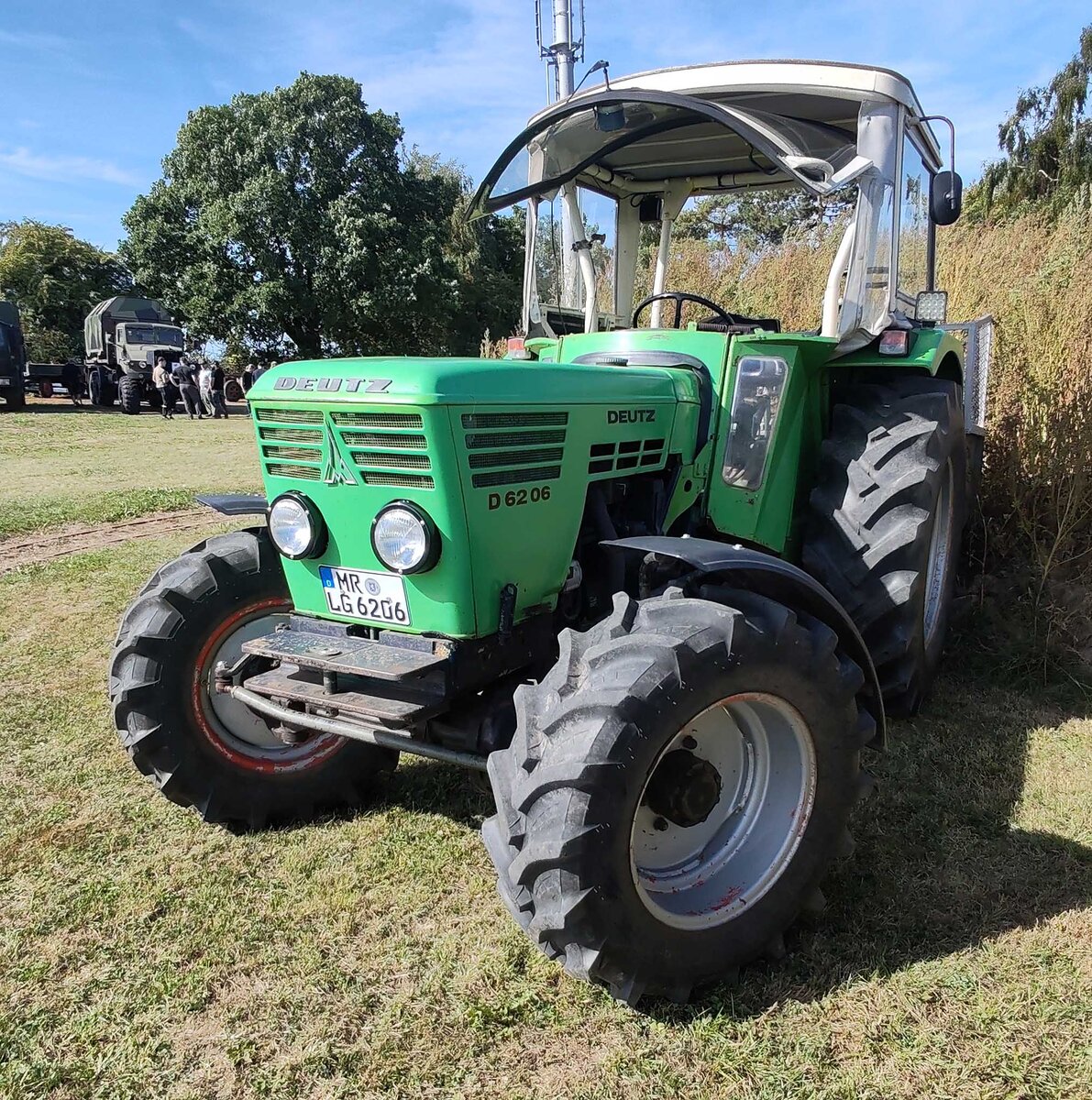 =Deutz D 6206, ausgestellt bei der Oldtimerveranstaltung der OLDTIMERFREUNDE OHMTAL in Dannenrod, 09-2025