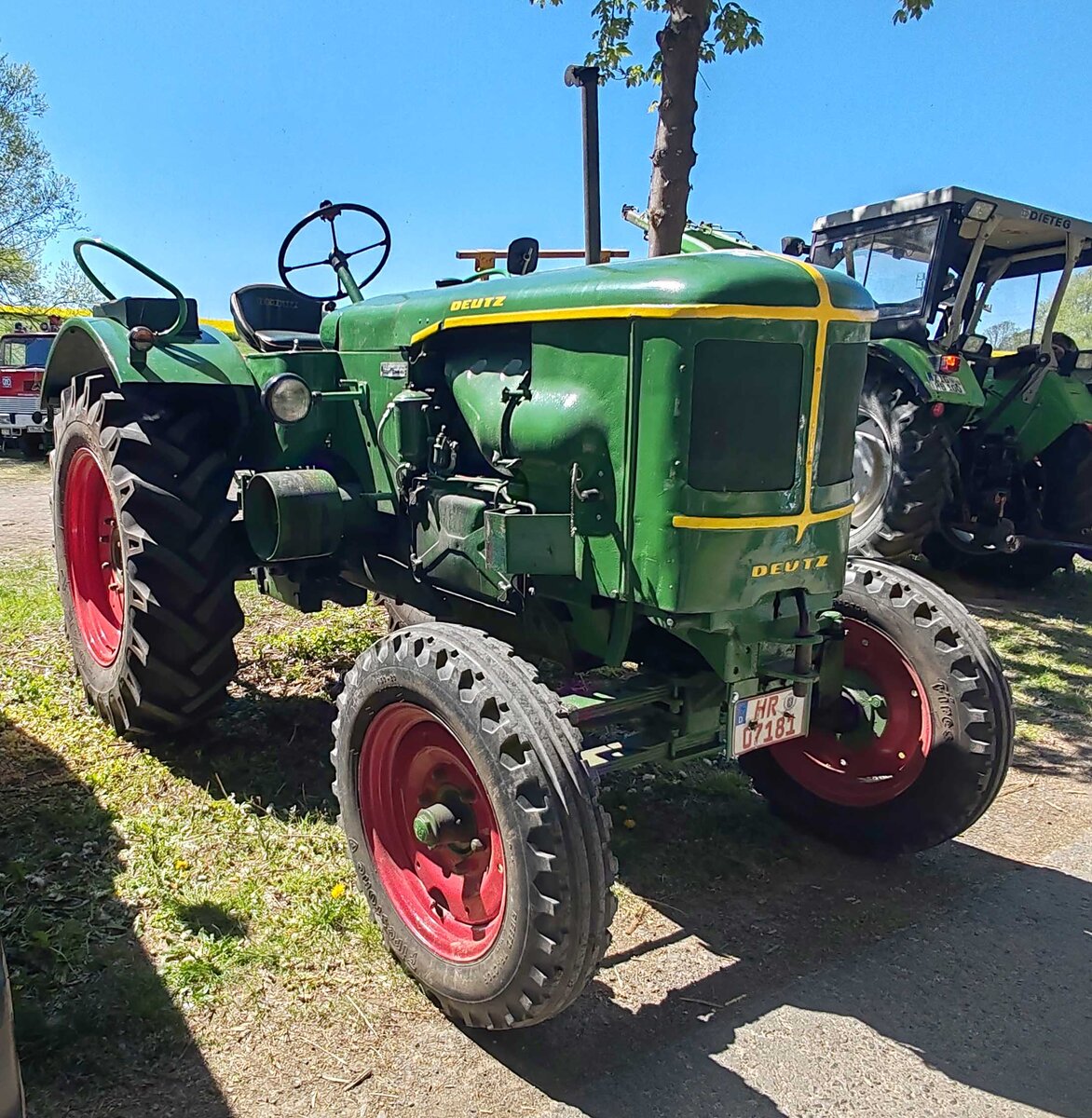 =Deutz F 3 514/6, Bj. 1957, ausgestellt bei der Oldtimerschau in Wasenberg, 05-2025