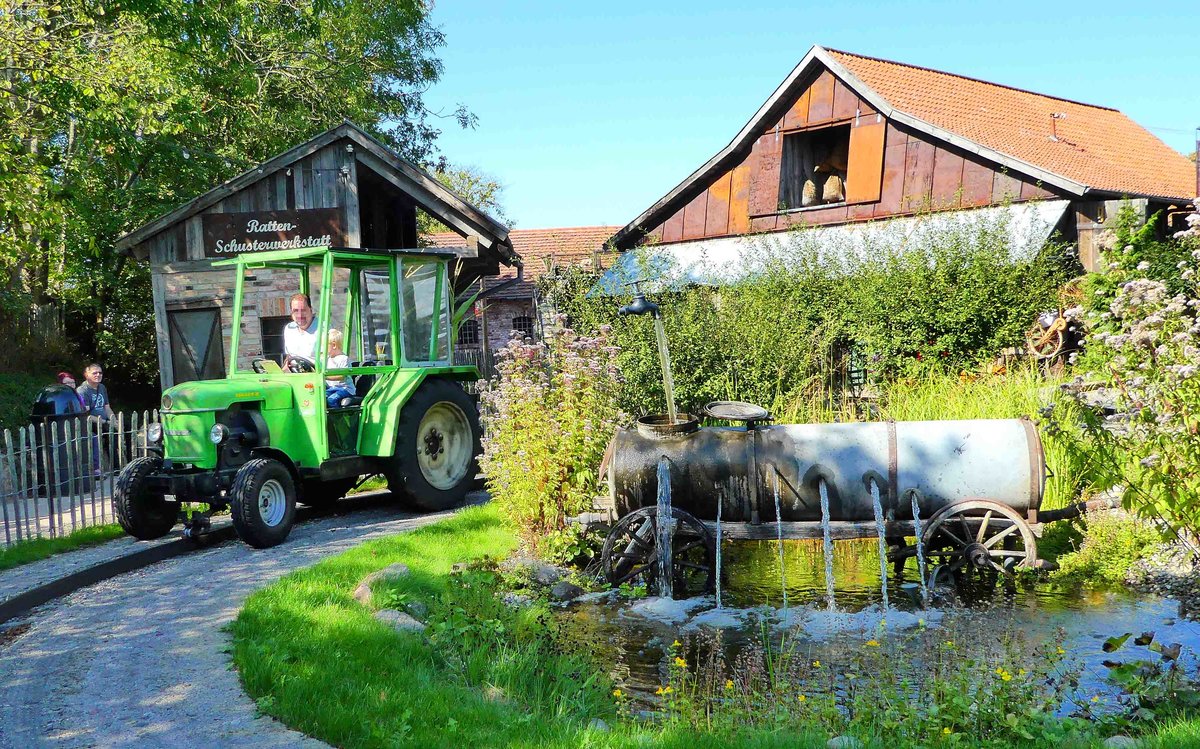 =Deutz läuft auf der Traktorbahn von Bauer KARL in Warnsdorf im September 2018