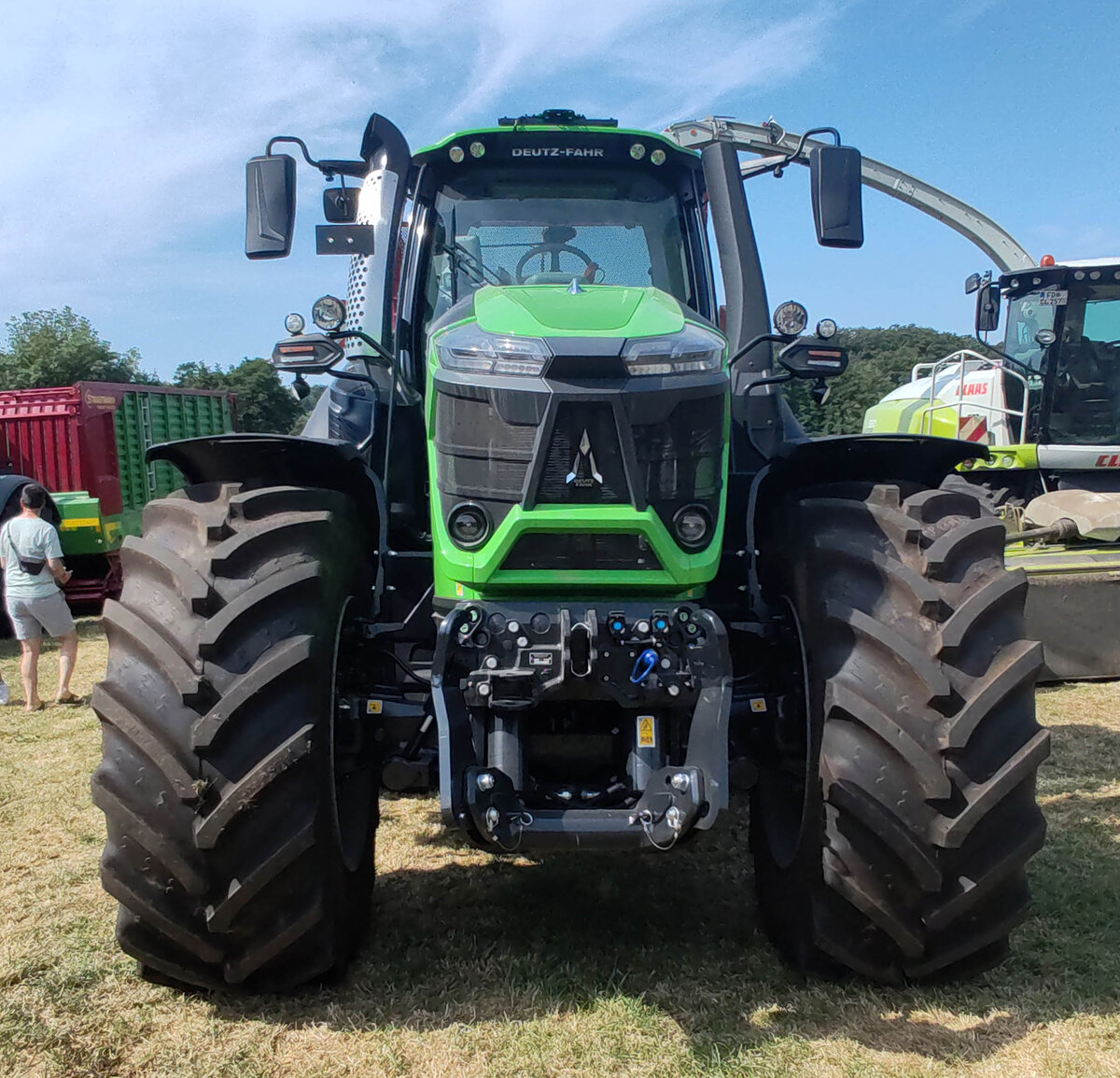 =Deutz Warrior 9340, ausgestellt beim Firmengeburtstag:  66 Jahre Lohnunternehmen HERRLICH  aus Langenbieber, 06-2026