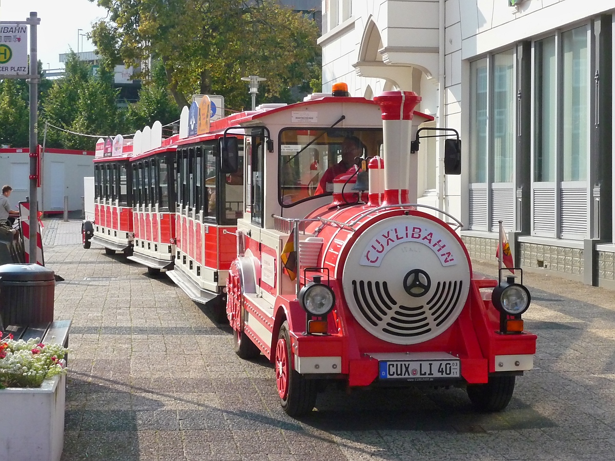 Die CUX-LI-Bahn in Cuxhaven, 11.9.2015
