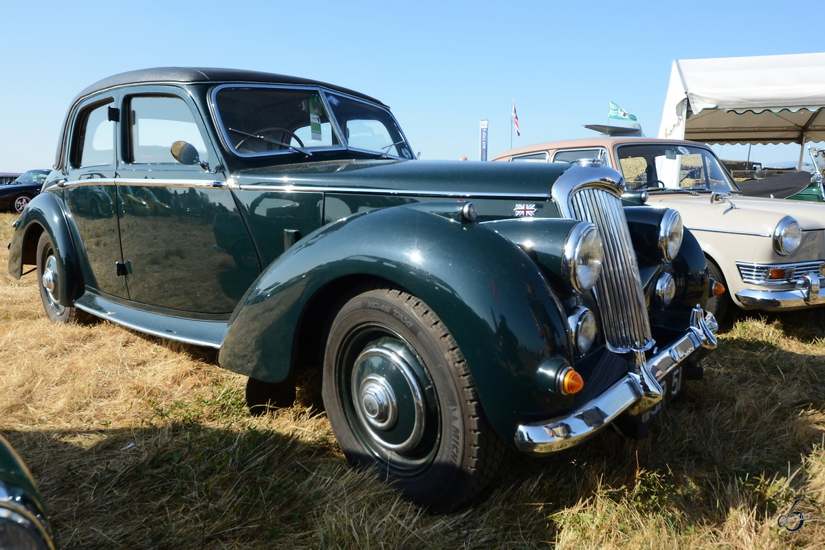Die RM-Serie war das letzte Automodell, das Riley noch selbst entwickelte und ab 1946 produzierte. (Fairford, Juli 2018)