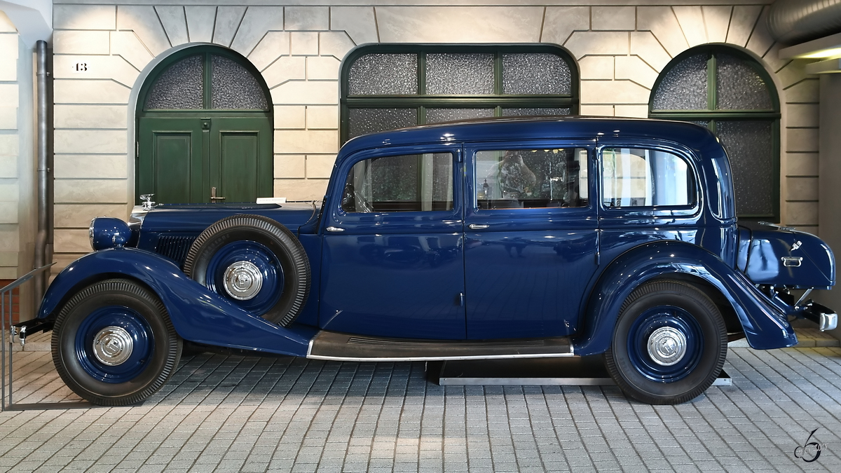 Diese Horch 830 BL Limousine wurde 1939 gebaut. (August Horch Museum Zwickau, August 2018)
