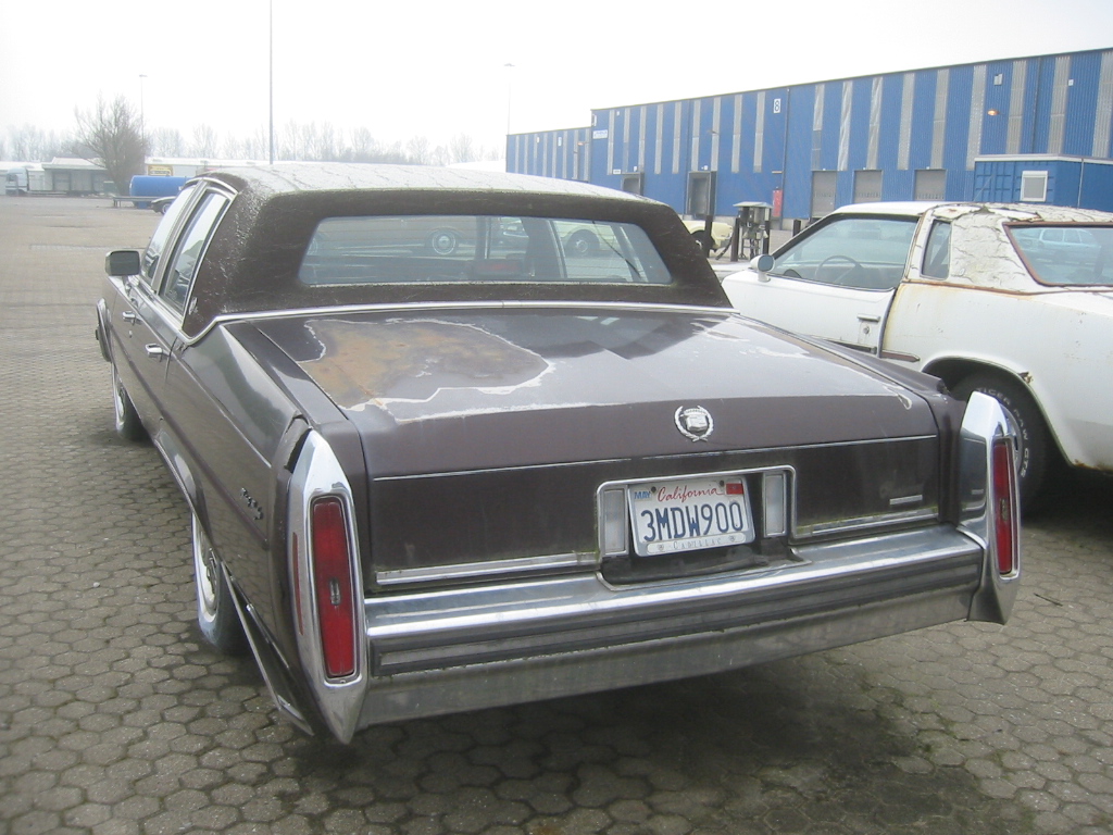 Dieser 1978´er Cadillac Fleetwood Brougham wartet an einem nebligen Novembermorgen im Zollbereich von Bremerhaven darauf, das er abgeholt wird. Von dieser Karosserievariante setzte Cadillac im Jahr 1978 genau 36.800 Einheiten ab. Der Einstiegspreis lag bei 12.842,00 US$. 
