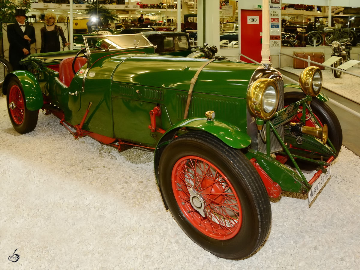 Dieser Bentley Red Label wurde 1923 gebaut. (Auto- und Technikmuseum Sinsheim, Dezember 2014)