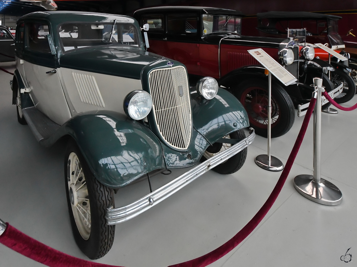Dieser Ford Köln Y 4/21 stammt aus dem Jahr 1933. (Oldtimermuseum Prora, November 2022)