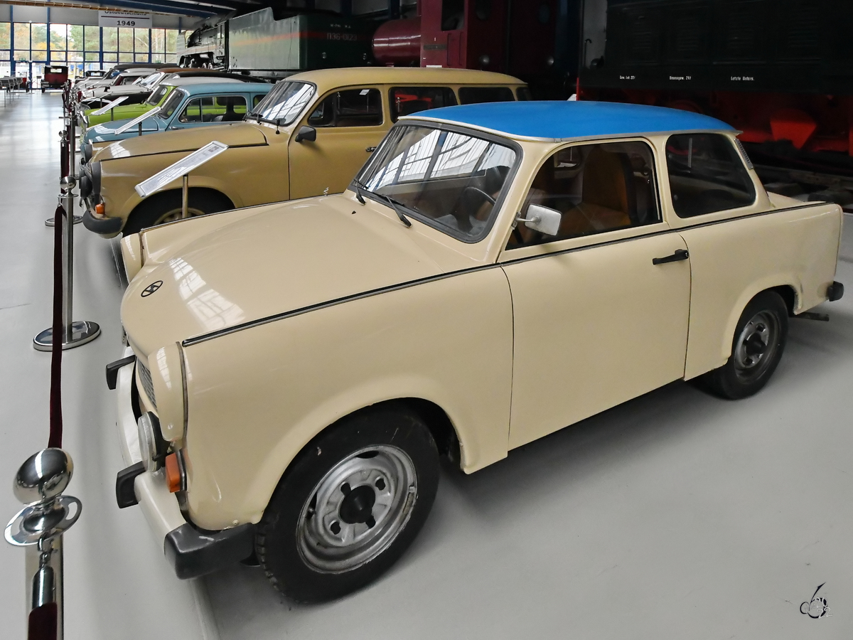 Dieser Trabant 601 befindet sich im Oldtimermuseum Prora. (November 2022)