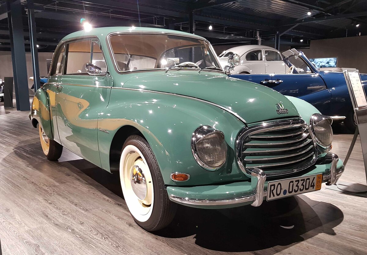 =DKW F 94 3=6, Bauzeit 1955 - 1959, 996 ccm, 40 PS, 115 km/h, ausgestellt im EFA Museum in Amerang, 06-2022
