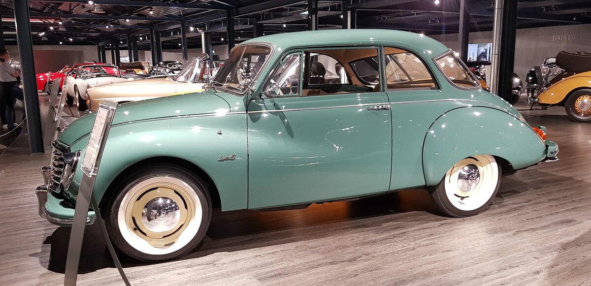 =DKW F 94 3=6, Bauzeit 1955 - 1959, 996 ccm, 40 PS, 115 km/h, ausgestellt im EFA Museum in Amerang, 06-2022