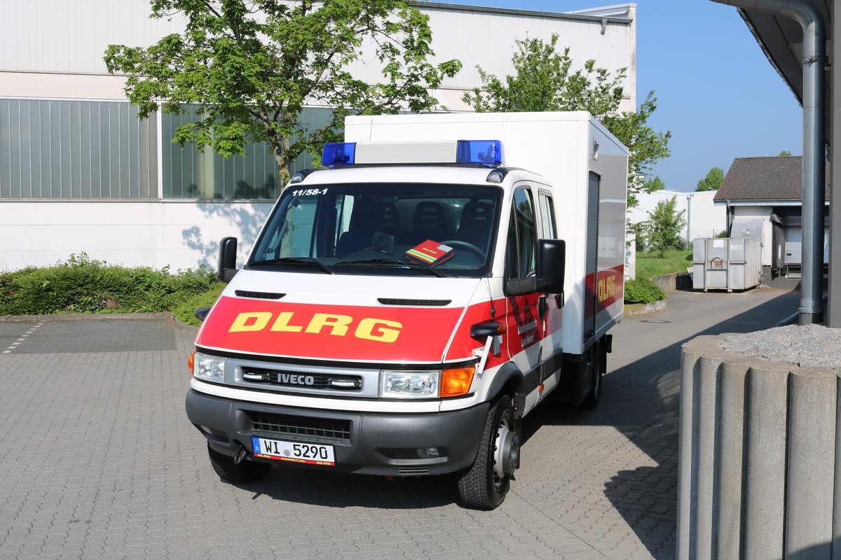 DLRG Heppenheim IVECO Daily GW am 01.05.19 beim Tag der offenen Tür der Feuerwehr