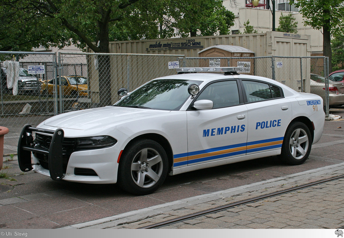 Dodge Charger  Memphis Police , aufgenommen am 18. Mai 2016 in Memphis, Tennessee / USA.