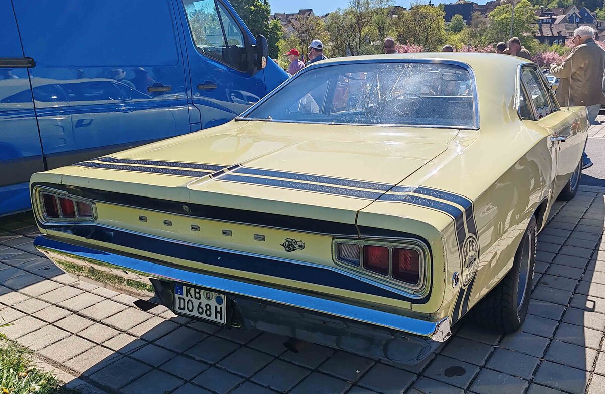 =Dodge Coronet Superbee, Bj. 1968, 6300 ccm, 335 PS, gesehen auf dem Ausstellungsgel�nde der Oldtimerveranstaltung in Frankenberg/Eder im Mai 2026.
