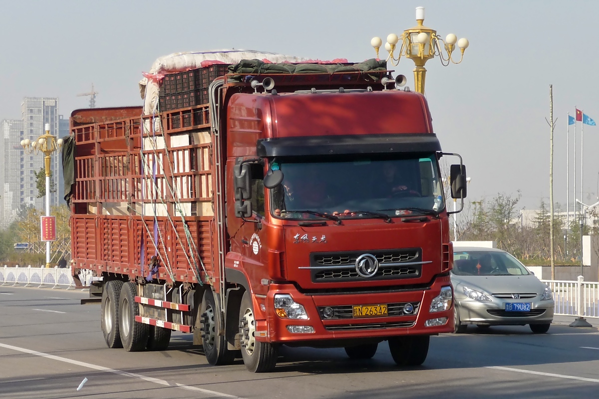 Dongfeng-LKW in Shouguang, 13.11.11