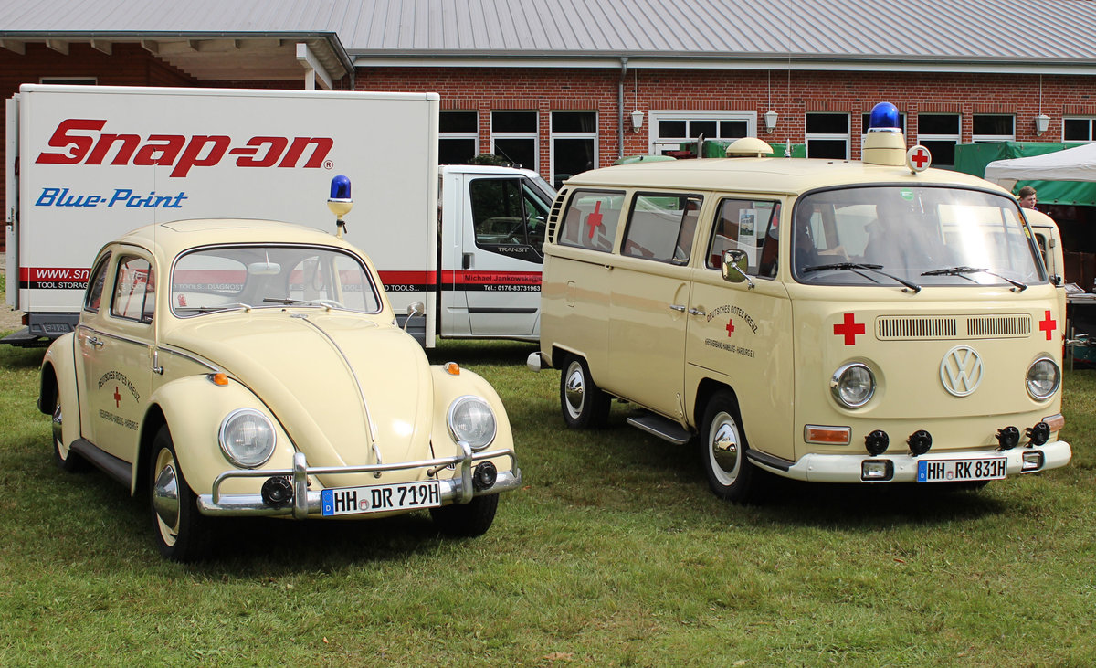 DRK Fahrzeuge am 16.09.2017 beim 9. Oltimer Treffen in Tostedt.