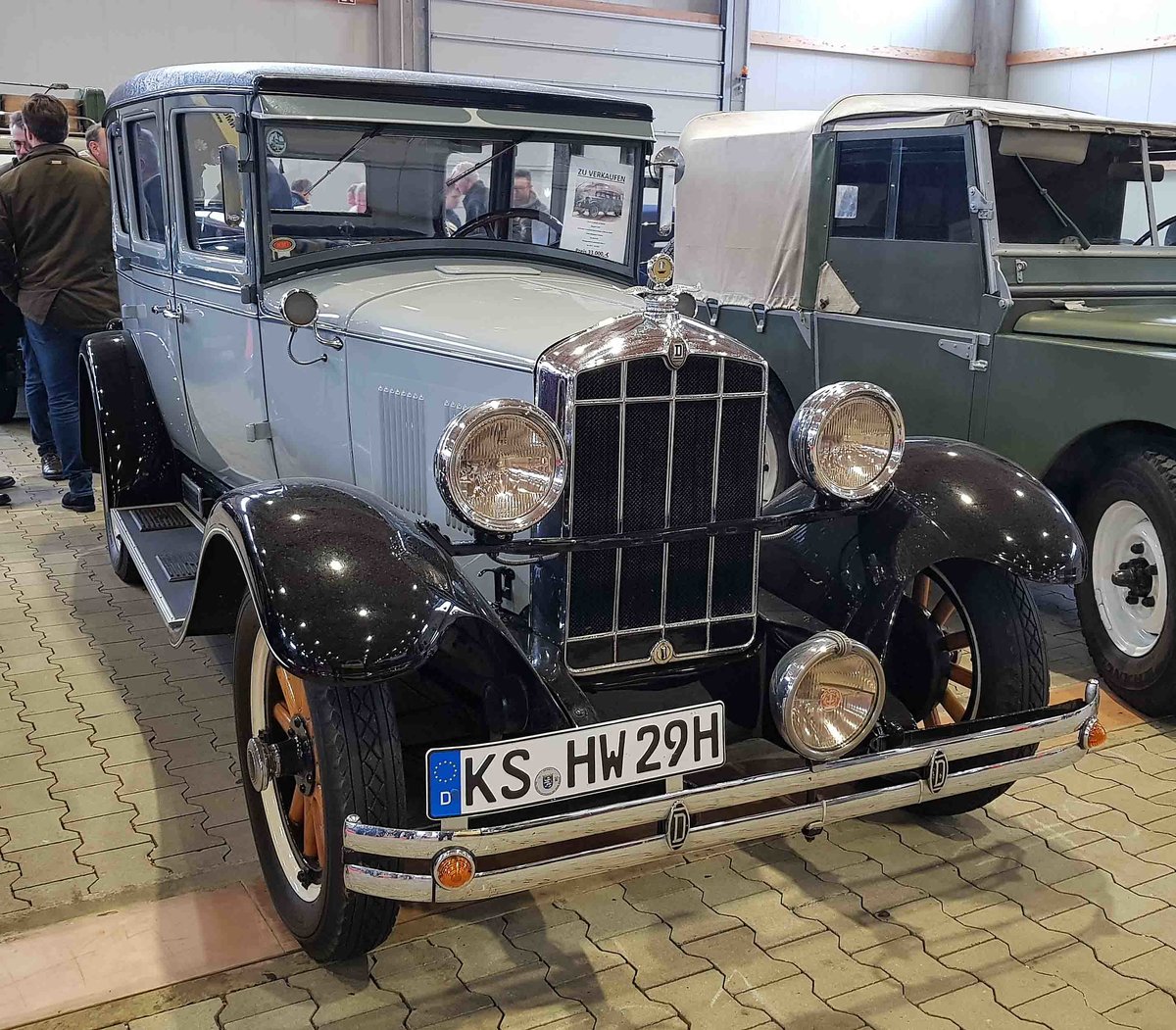 =Durant 60 Sedan, Bj. 1929, 3205 ccm, 44 KW, gesehen bei der Technorama Kassel im März 2019