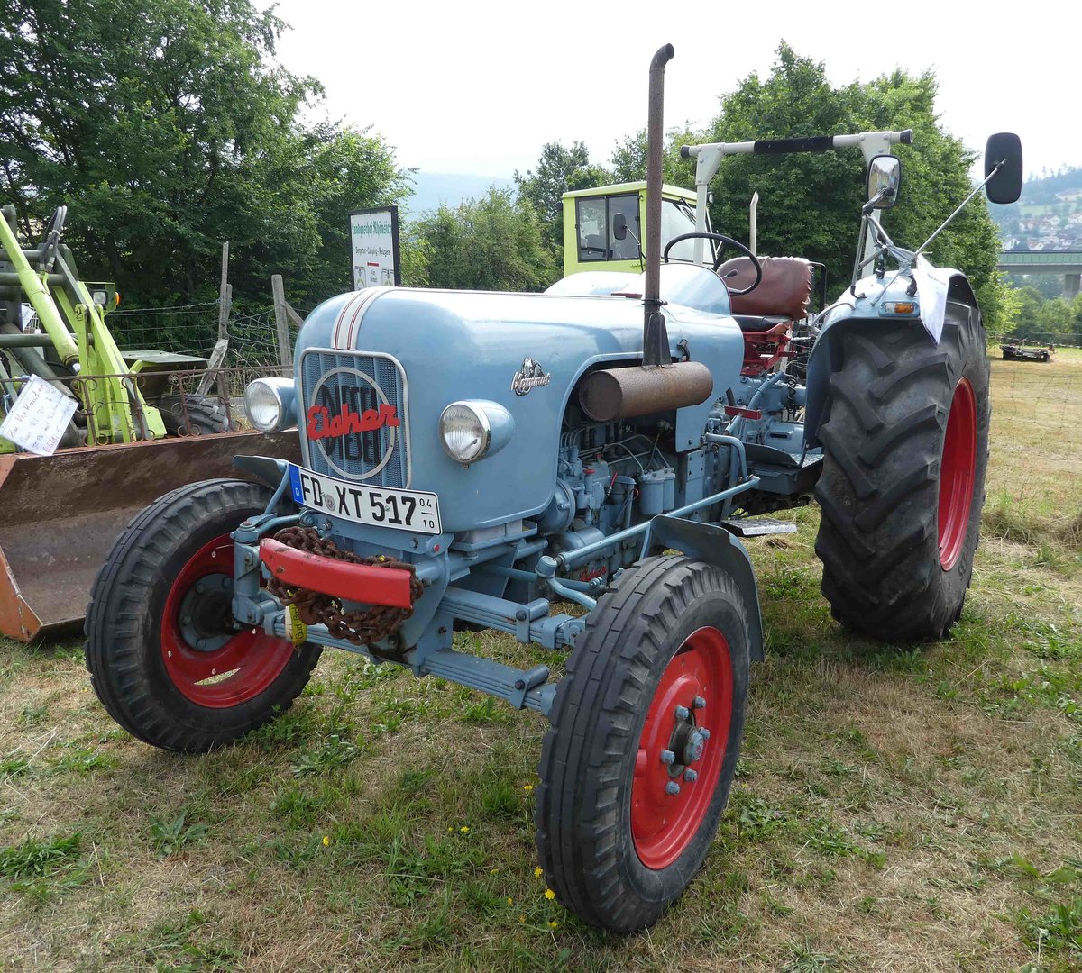 =Eicher Mammut, 54 PS, gesehen bei der Oldtimerausstellung in Uttrichshausen, 07-2019