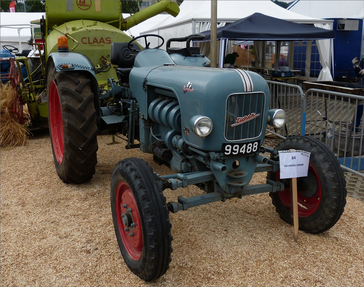 Eicher Mamut Traktor gesehen bei der Landwirtschaftsschau in Ettelbrck. 07.07.2019