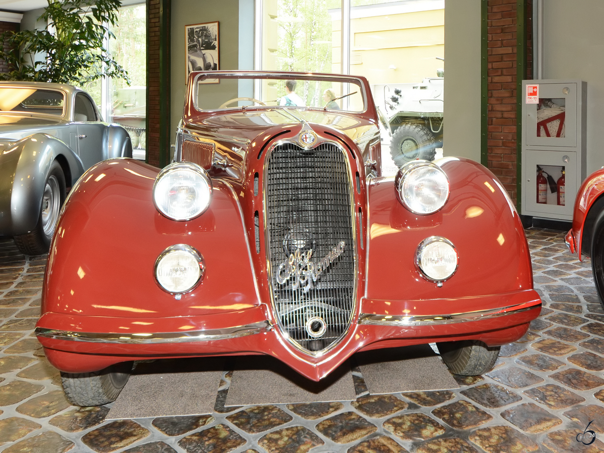 Ein Alfa Romeo 8С 2900, Baujahr 1938 im Technikmuseum Vadim Zadorozhny (Moskau, Mai 2016)